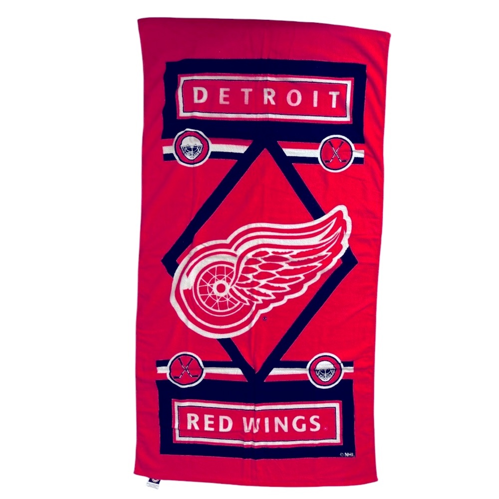 Detroit Red Wings Vintage Beach Towel